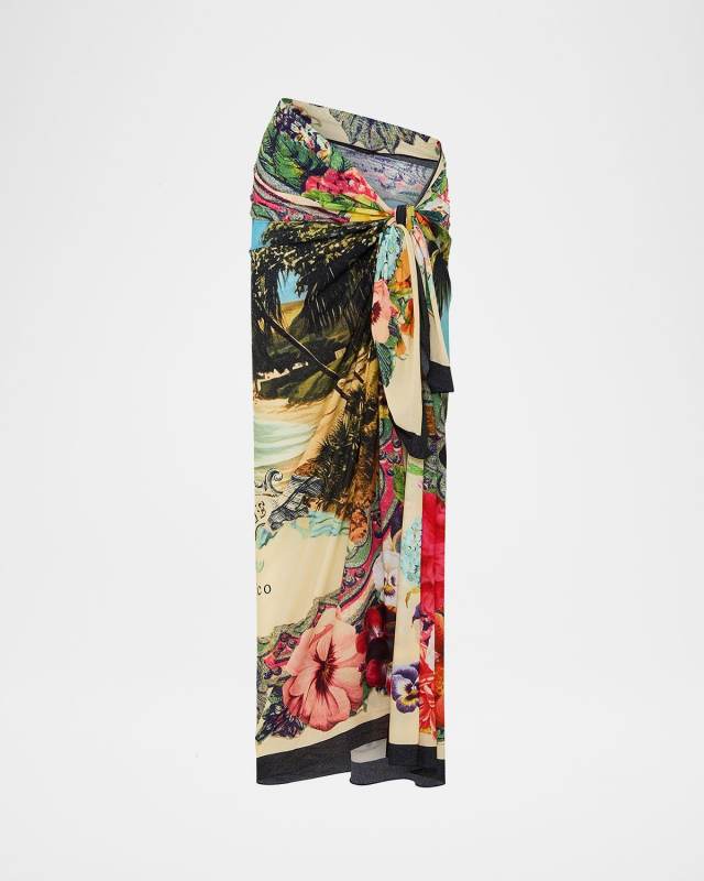 Bathing Bombshell Long Sarong Coverup